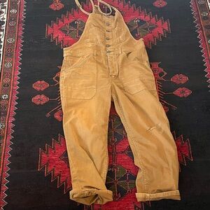 Anthropologie Pilcro Camel Jumpsuit